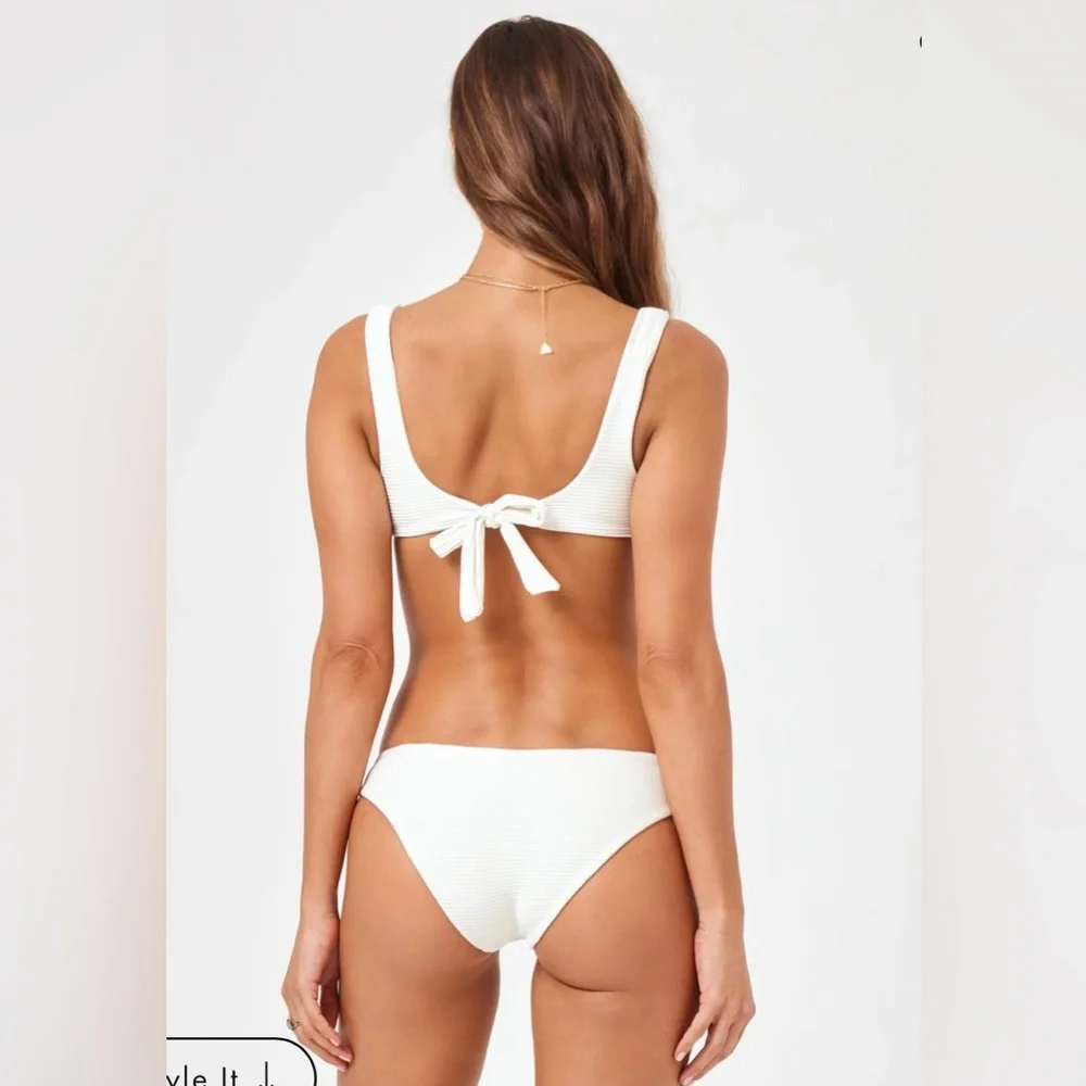 46.  L*Space Eco Chic Repreve Sandy Bikini Bottom